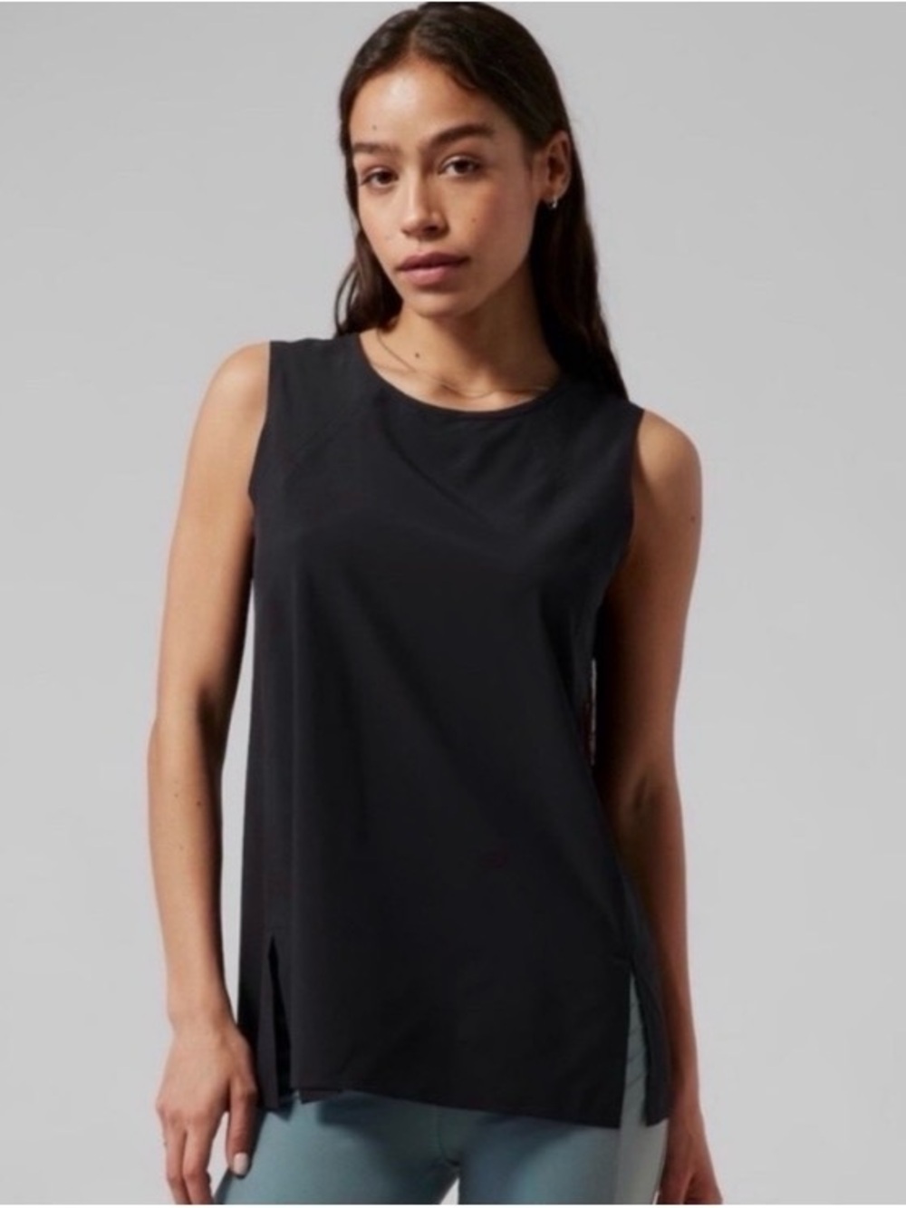 Athleta Black Zephyr Refined Tank